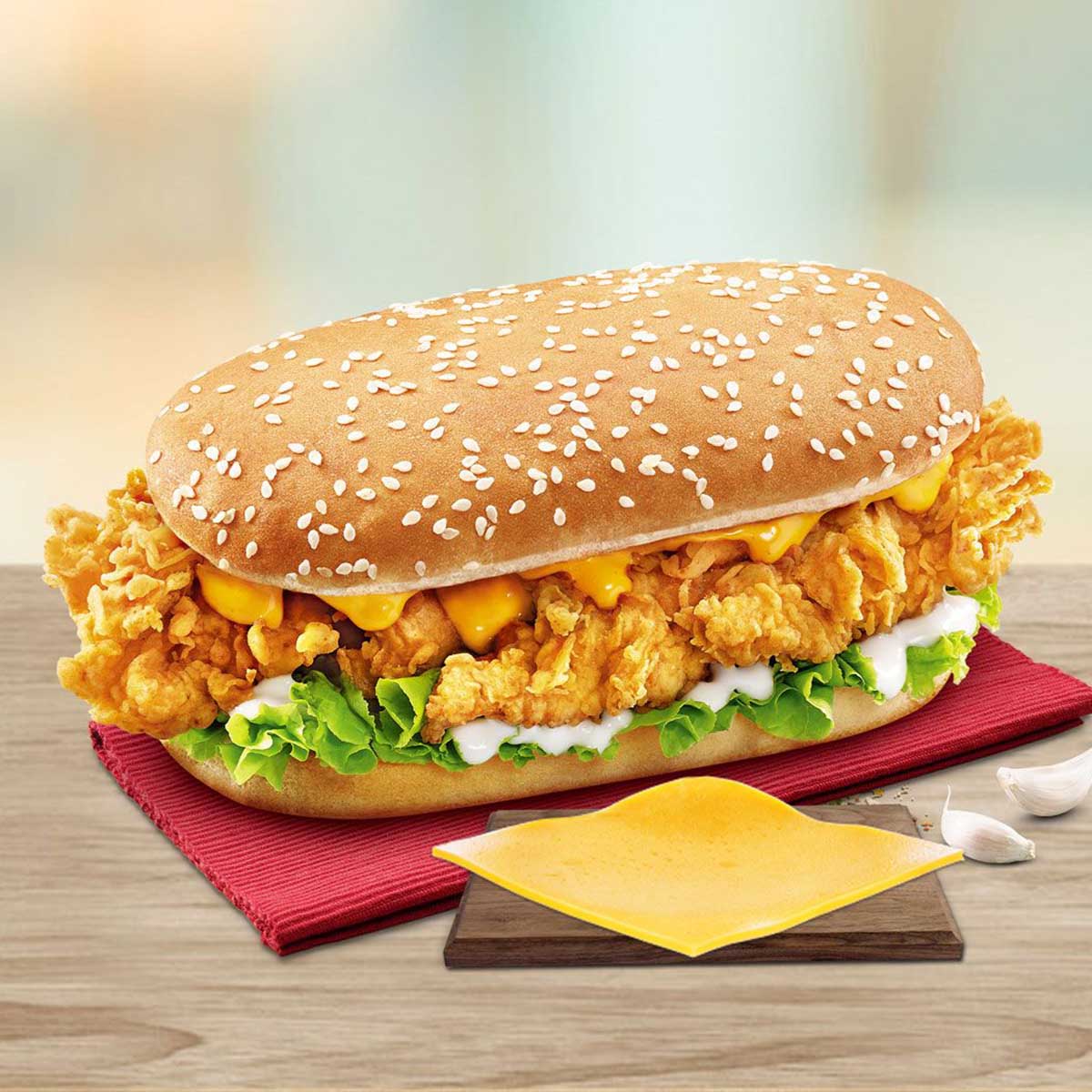 Super Charger Burger with Cheese
